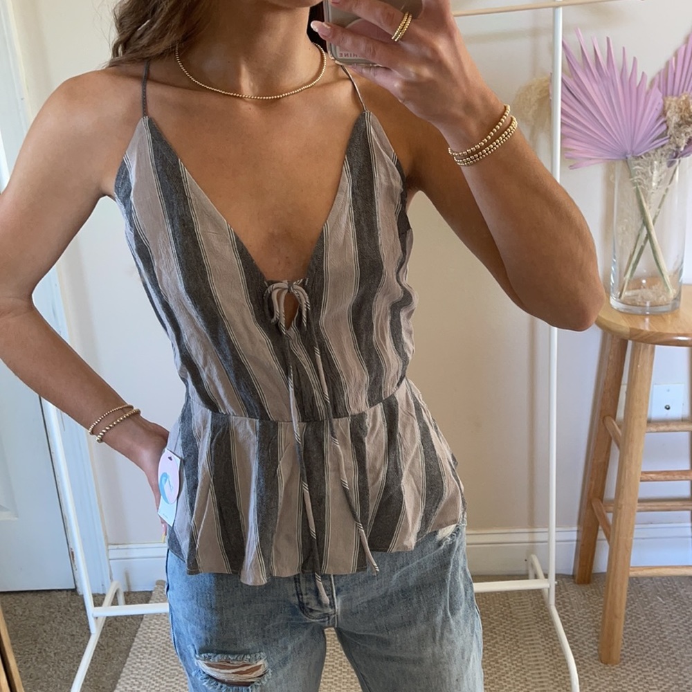 Volcom Striped Cami Top